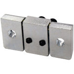 Adaptateur de sabot pour montage sur porte basculant - condor - viro argent