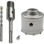 Adaptateur scie cloche b�ton 110 mm + foret central pour brique b�ton ciment pierre (100 mm + 110 mm ...