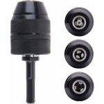 Adaptateur sds plus mandrin autoserrant � fermeture rapide 2 - 13 mm mandrin professionnel robuste 1 ...