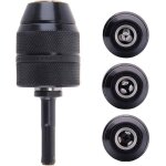 Adaptateur sds plus mandrin autoserrant � fermeture rapide 2 - 13 mm mandrin professionnel robuste 1 ...