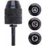 Adaptateur sds plus mandrin autoserrant  fermeture rapide 2 - 13 mm mandrin professionnel robuste 1 ...
