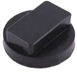 Adaptateur de tampon de levage d'outil de tampons de cric en caoutchouc de voiture noir pour bmw