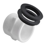 Adaptateur de tuyau piscine 1, 5 pouces pour pompe avec joints annulaires pièces d'adaptateur Adaptateur de tuyau piscine 1, 5 pouces pour pompe avec joints annulaires pièces d'adaptateur