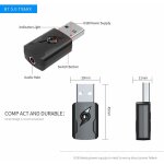 Adaptateur usb bluetooth 5. 0, cl bluetooth, adaptateur bluetooth rcepteur metteur audio 5. 0 avec ...