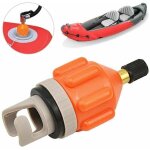 Adaptateur de valve de gonflage pour kayaks et planches de surf piscine jardin - orange gris,