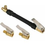 Adaptateur de valve de pneu de voiture, tuyau pompe gonflage pneu avec 2 embout de gonflage laiton, raccord ...