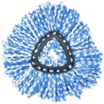 Adaptation vileda o - cedar disque triangulaire rotation 360 degrs tte de mop tte de remplacement ...