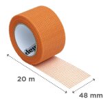 Fibatape xtreme - bande  joint autocollante 20 mm x 90 m - adfors