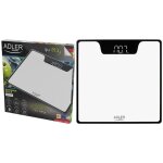 Adler - ad8174w p�se - personne num�rique haute pr�cision 180 kg, �cran led, arr�t automatique blanc