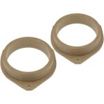 Adnauto - 2 adaptateurs hp compatible avec audi a3 a4 a4 avant 165mm av ar bois mdf impregnes vernis