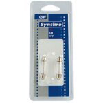 2 ampoules navette c5w 5w 12v