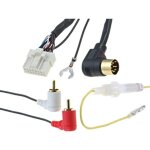Adnauto - cable autoradio compatible avec changeur cd panasonic 5. 5m jacks males