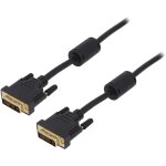 Cable dual link dvi - d - 24 + 1 - male des deux cotes 3m - noir Cable dual link dvi - d - 24 + 1 - male des deux cotes 3m - noir