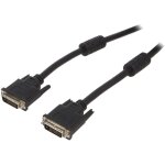 Cable dvi - d male des deux cotes 1. 8m noir