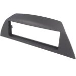 Adnauto - facade autoradio 1din compatible avec renault laguna 3 ap07 - noir - rubbertouch