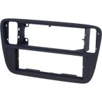 Adnauto - facade autoradio 1din compatible avec seat mii vw up skoda city go - noir