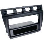 Adnauto - facade autoradio 2din compatible avec kia picanto 04 - 08 avec vide - poche noir