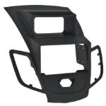 Adnauto - facade autoradio compatible avec ford fiesta 6 - noir - avec afficheur