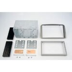 Adnauto - kit 2 din compatible avec alfa romeo 147 ap05 - argent clair