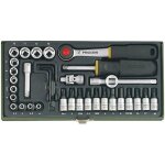 Kit cle a cliquet avec 25 douilles et 12 embouts