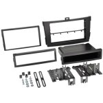 Adnauto - kit facade autoradio 2din compatible avec toyota corolla ap09 avec vide poche noir
