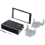 Adnauto - kit facade autoradio fa471 compatible avec nissan micra k14 note - noir brillant