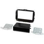 Adnauto - kit facade autoradio ka956 compatible avec alfa romeo giulietta noir brillant
