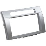 Adnauto - support autoradio 2din compatible avec toyota corolla verso 04 - 09 - argent