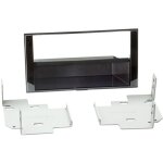 Adnauto - support autoradio compatible avec nissan micra note vide poche noir brillant