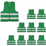 Adulte gilet fluorescent de scurit durable veste, haute sans manche visibilit rflchissant(10 pcs) ...