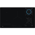 Aeg hdb95623nb table de cuisson encastrable 88 cm combi 5 feux noir