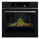 Aeg tt9pb831at four encastrable noir mat 71 litres