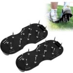 Aerateur pelouse, chaussure � gazon chaussures � ongles scarificateur gazon chaussures pour gazon jardin, ...