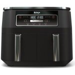 Af200eu friteuse double 7, 6 l autonome 2400 w friteuse  air chaud noir - ninja