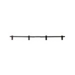 Afbat - barre de scurit en acier zingu pour volets, l. 98 cm