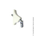 Afbat - sortie de caisson 90� avec double cadran volet roulant blanc torbel - 841300