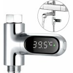 Affichage led compteur d'eau thermomtre de douche numrique moniteur de temprature de bain instrument ...