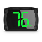 Affichage t�te haute du compteur de vitesse num�rique gps mph pour voitures et camions, installation ...