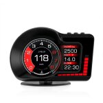 Affichage tte haute hud de voiture compteur de vitesse gps numrique double systme d'affichage avec ...