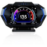 Affichage t�te haute, obd2 + gps + mode compteur de pente - affichage multilingue - unit�s de compteur ...