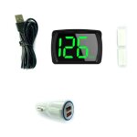 Affichage tête haute pour voiture, compteur de vitesse numérique gps, km / h, mph, avec grand écran led, ... Affichage tête haute pour voiture, compteur de vitesse numérique gps, km / h, mph, avec grand écran led, ...