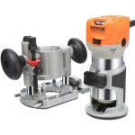 Affleureuse defonceuse a bois electrique 800 w base fixe et creuse 30000 tr / min 6 vitesses variables ... Affleureuse defonceuse a bois electrique 800 w base fixe et creuse 30000 tr / min 6 vitesses variables ...