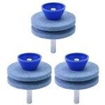 Aff�teur de lames de tondeuse en 3 parties, aff�teur d'outils de jardin, compatible avec les perceuses ...