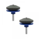 Aff�teur de lames de tondeuse � gazon 2 pi�ces, aff�teur universel pour perceuse � main (bleu)