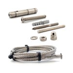 Câble inox 4mm 2m serti 1 coté + 1 tendeur droit Câble inox 4mm 2m serti 1 coté + 1 tendeur droit