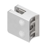 Pince à verre carrée 45x45 pour tube de 42. 4x2mm extérieure, garde corps et balustrade Pince à verre carrée 45x45 pour tube de 42. 4x2mm extérieure, garde corps et balustrade