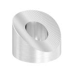 Rondelle inclinée 28 - 32° inox tube 42, 4mm Rondelle inclinée 28 - 32° inox tube 42, 4mm
