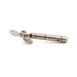 Tendeur inclinable inox - droit câble de 3 à 4 mm pour garde corps, rampabarde, rampe d'escalier. Tendeur inclinable inox - droit câble de 3 à 4 mm pour garde corps, rampabarde, rampe d'escalier.