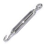 Tendeur oeil - crochet inox a4 pour câble bateau, voile d'ombrage, garde corps Tendeur oeil - crochet inox a4 pour câble bateau, voile d'ombrage, garde corps