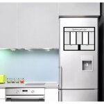 Agenda frigo tableau magn�tique grand agenda mensuel hebdomadaire xxl